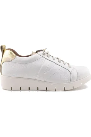 Chamby Zapatos | Zapatillas piel casual blancas | Mujer para mujer
