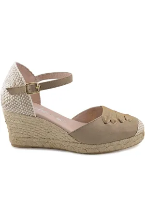 Amelie Alpargatas Alpargatas de piel con Cuña by para mujer