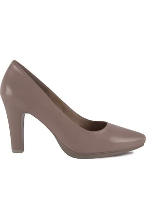 Chamby Zapatos de tacón | Zapatos salones de piel nude|Mujer para mujer