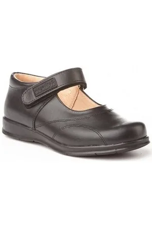 Angelitos Zapatos Bajos Colegiales merceditas de piel by para niña