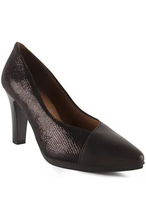 Chamby Zapatos de tacón Zapatos Salones negros de piel by para mujer