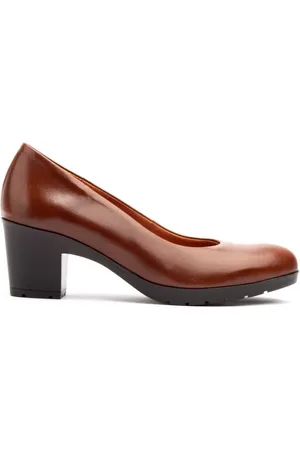 Morxiva Shoes Zapatos de tacón Zapatos Salones marrones de piel by Morxiva para mujer
