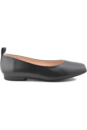 CASUAL Bailarinas Bailarinas negras de piel by para mujer