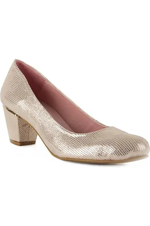 Chamby Zapatos de tacón Zapatos Salones dorados de piel by para mujer