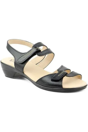 Cbp - Conbuenpie Sandalias Sandalias de Piel negras by CBP para mujer
