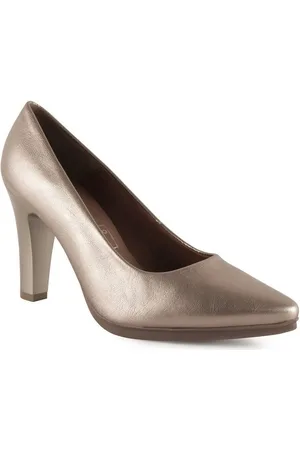 Chamby Zapatos de tacón Zapatos salones de piel metalizada by para mujer