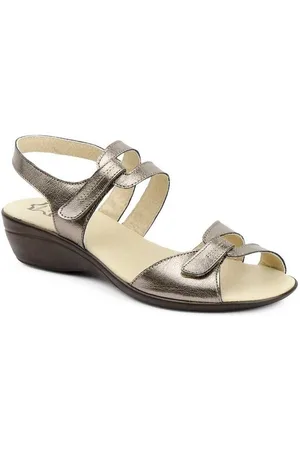 Cbp - Conbuenpie Sandalias Sandalias bronce de piel de mujer by CBP para mujer