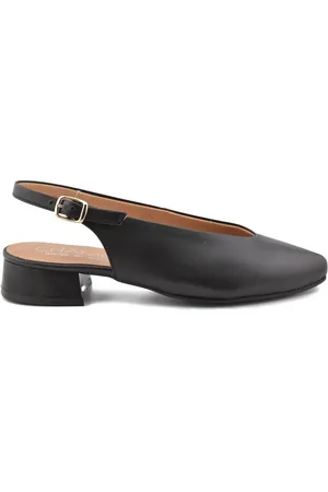 Chamby Zapatos de tacón Salones destalonados de piel negra by para mujer