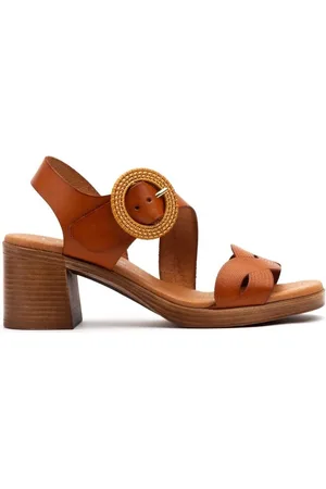 Cbp - Conbuenpie Sandalias Sandalias de mujer de piel con tacón by CBP para mujer