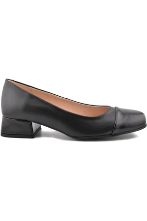 CASUAL Zapatos de tacón Zapatos Salones negros de piel by para mujer