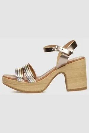 Kamome Sandalias SANDALIA ANTYA PLATINO para mujer