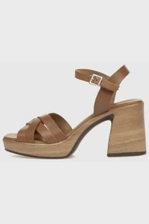 Kamome Sandalias SANDALIA LILI MARRÓN para mujer