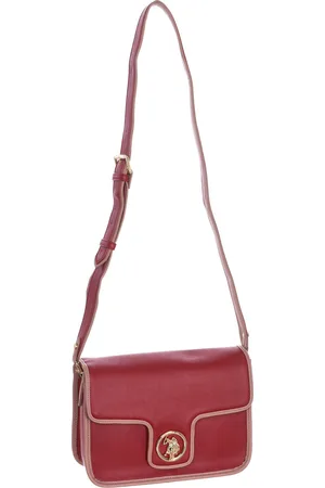 U.S. Polo Assn. Bolso BIUS55625WVP-BURGUNDY para mujer