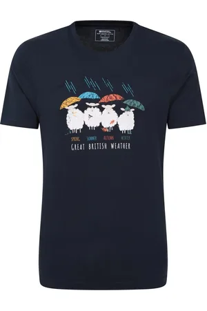 Mountain Warehouse Camiseta manga larga Great British Weather para hombre