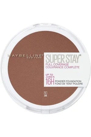 MAYBELLINE New York Base de maquillaje Superstay 16H Powder Foundation - 80 Java para mujer