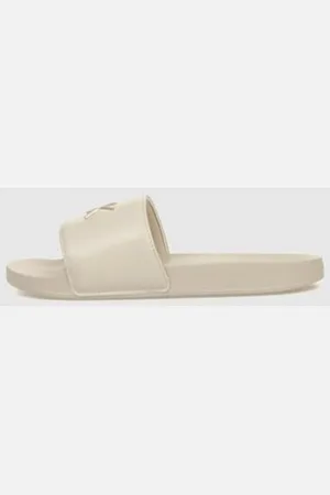 Calvin Klein Chanclas CHANCLA POOL SLIDE RELOCK BEIG para mujer