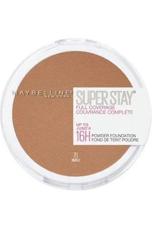 MAYBELLINE New York Base de maquillaje Superstay 16H Powder Foundation - 76 Truffle para mujer