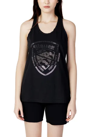 Blauer Camiseta LOGO PAILLETTES 23SBLDH03408-005707 para mujer
