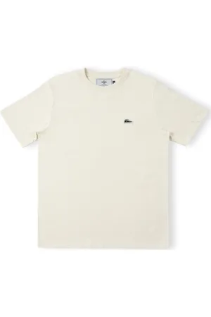 Sanjo Tops y Camisetas T-Shirt Patch Classic - Ecru para hombre