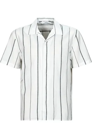 SELECTED Camisa manga corta SLHRELAXNEW-LINEN para hombre