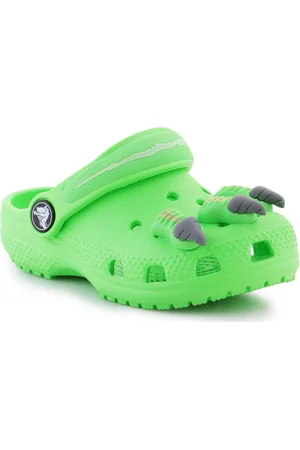 Crocs Sandalias Classic I Am Dinosaur Clog 209700-3WA para niña