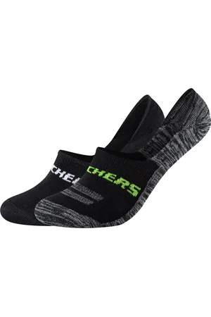 Skechers Calcetines altos 2PPK Mesh Ventilation Footies Socks para mujer