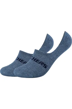 Skechers Calcetines altos 2PPK Mesh Ventilation Footies Socks para mujer