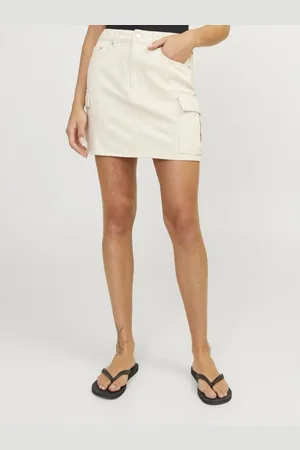 JJXX Falda 12257454 IRIS-WHITE DENIM para mujer