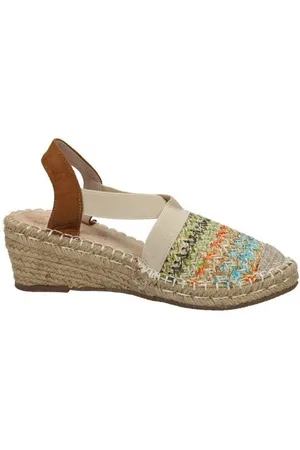 Mandarina Duck Zapatillas de senderismo Cuñas de esparto para mujer