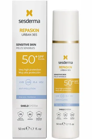 Sesderma Protección solar Repaskin Urban 365 Fotoprotector Piel Sensible Spf50+ para mujer