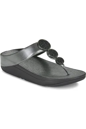 FitFlop Chanclas Halo Bead-Circle Metallic Toe- para mujer