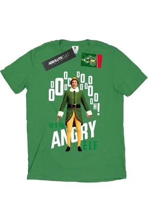 Elf Camiseta manga larga Angry para hombre
