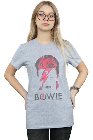 David Bowie Camiseta manga larga Aladdin Sane para mujer