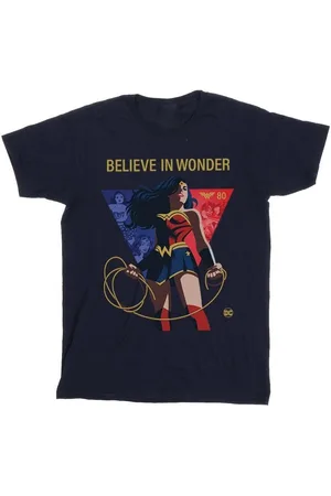 DC Comics Originals Camiseta manga larga 80th Anniversary Believe In Wonder para mujer