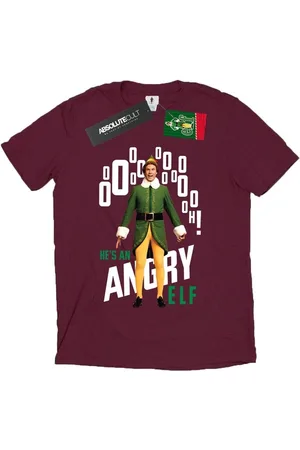 Elf Camiseta manga larga Angry para hombre