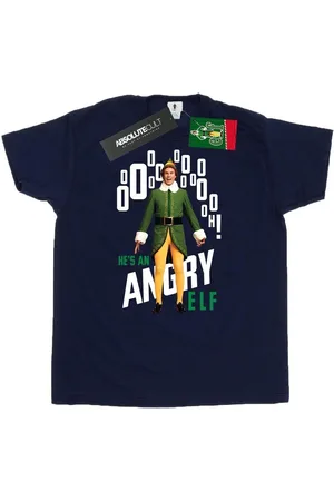 Elf Camiseta manga larga Angry para hombre