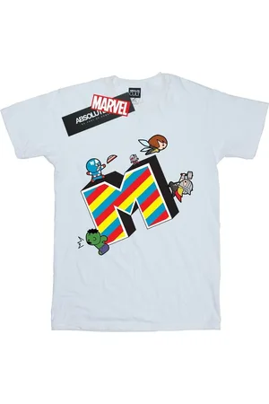 Marvel Camiseta manga larga M Is For para hombre