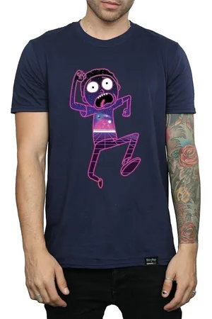 Rick and Morty Camiseta manga larga Multiverse Run para hombre
