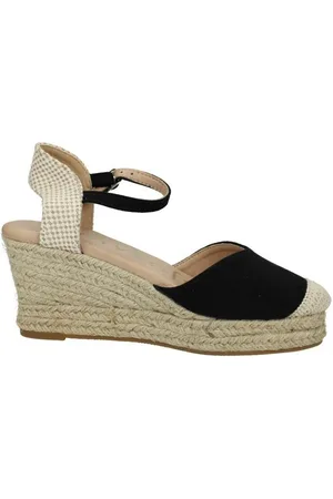 Mysoft Zapatillas de senderismo Esparteñas de cuña para mujer