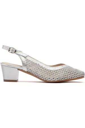 Cbp - Conbuenpie Zapatos de tacón Salones destalonados de rejilla by CBP para mujer