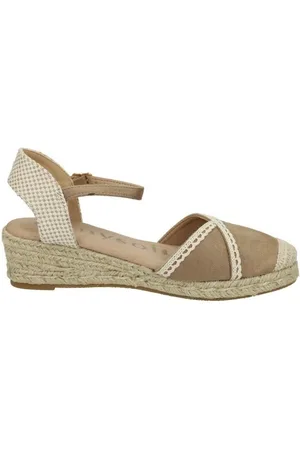Mysoft Zapatillas de senderismo Esparteñas encaje para mujer