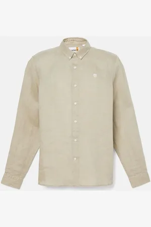 Timberland Camisa manga larga TB0A2DC3DH41 - LINEN SHIRT-LEMON PEPPER para hombre