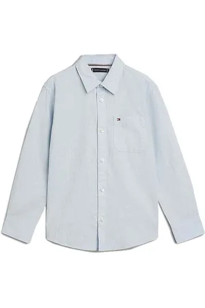 Tommy Hilfiger Camisa manga larga KB0KB08868 HEMP-C10 BREEZY BLUE para niño