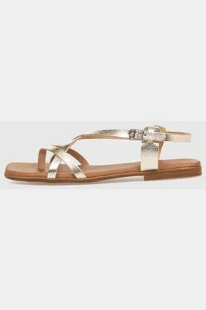 Kamome Sandalias SANDALIA DE DEDO ARLET PLATINO para mujer