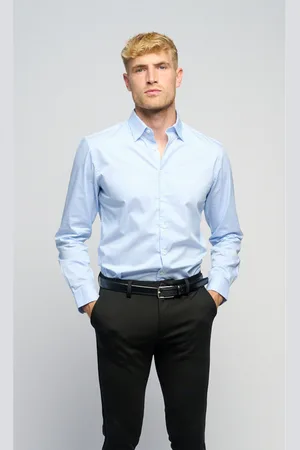 TeeShoppen Camisa manga larga Performance para hombre