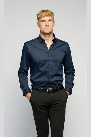 TeeShoppen Camisa manga larga Performance para hombre