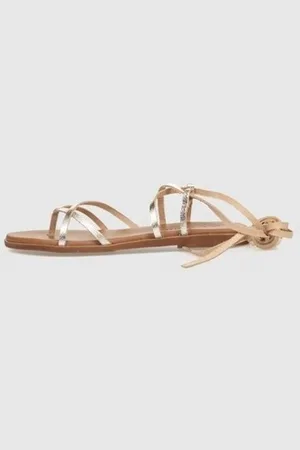 Kamome Sandalias SANDALIA ROMANA OZARA PLATINO para mujer
