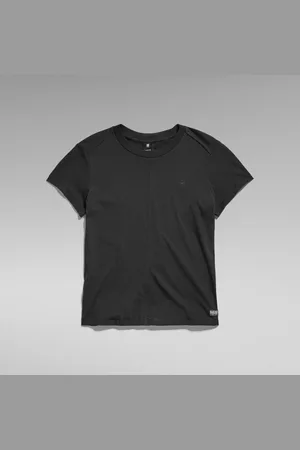 G-Star Tops y Camisetas D24499-4107 FRONT SEAM R T-6484 BLACK para mujer