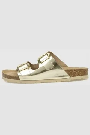 Kamome Sandalias BIO ANA PLATINO para mujer