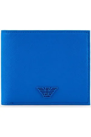 Emporio Armani Cartera - Cartera De Piel Saffiano para hombre